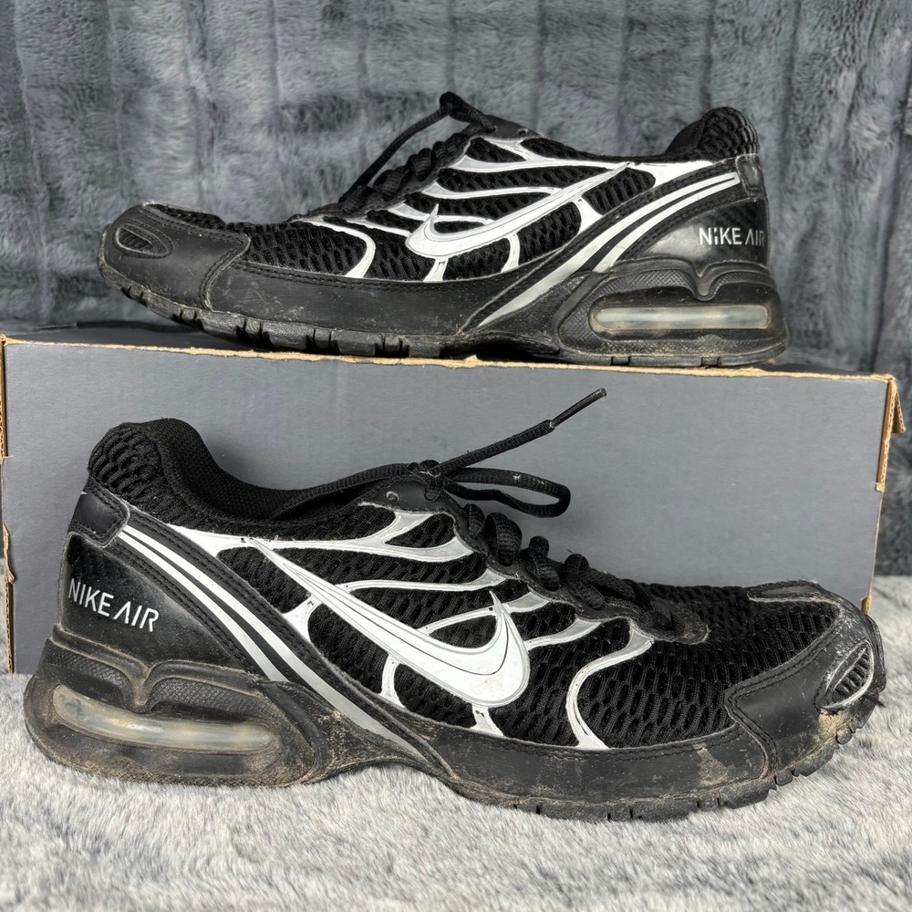 Nike Air Max Torch 4 Womens Running Shoes Black Silver 343851-010 Size 9